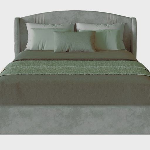 Кровать «Севилья», тиффани серая